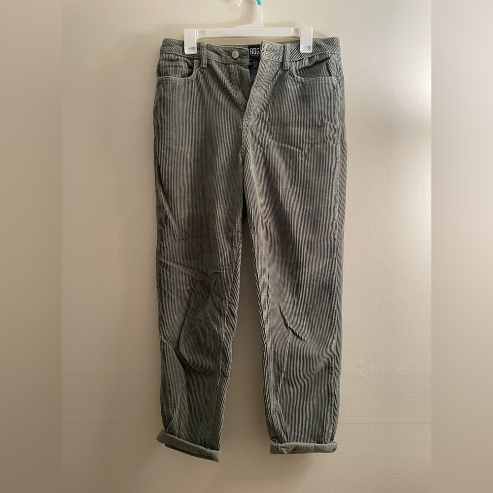 Urban Outfitters BDG Mom High Rise Corduroy Pants Green